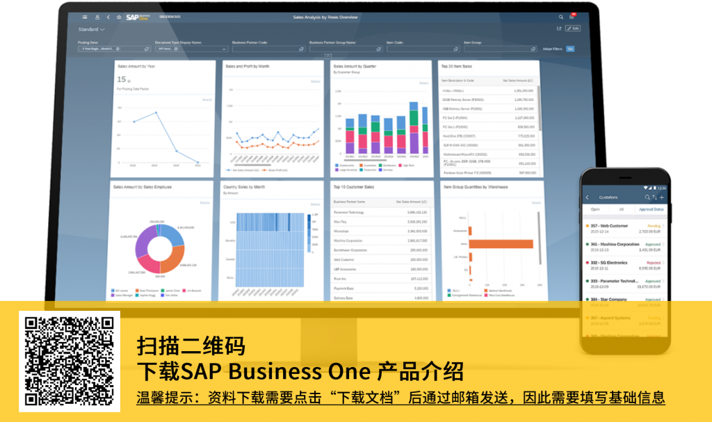 SAP Business One,SAP B1,SBO,SAP行业方案,SAP服务商,SAP中小企业