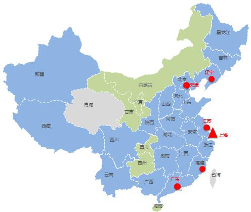 SAP实施服务商--MTC麦汇业务分布