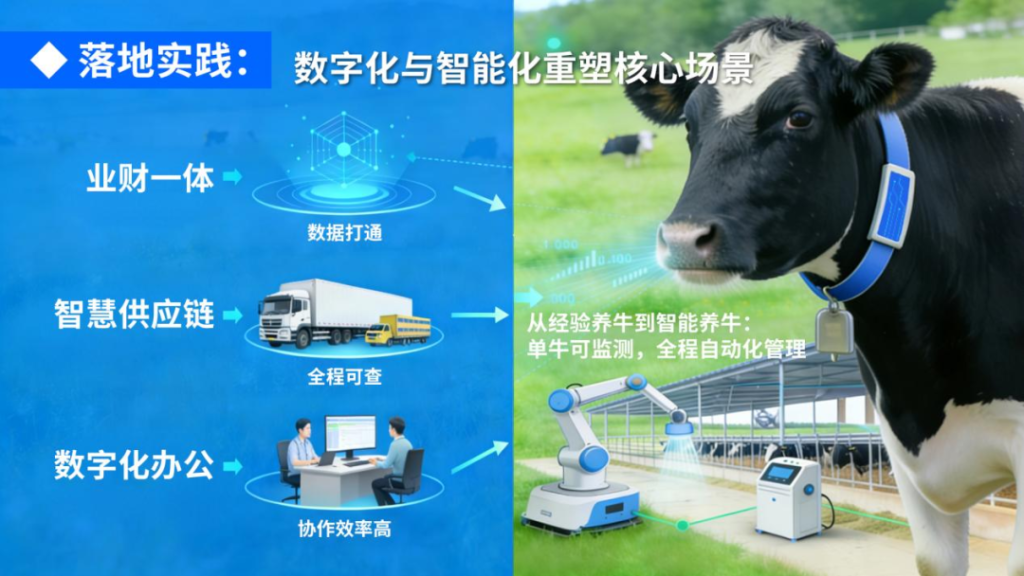 现代牧业数字化转型落地实践
