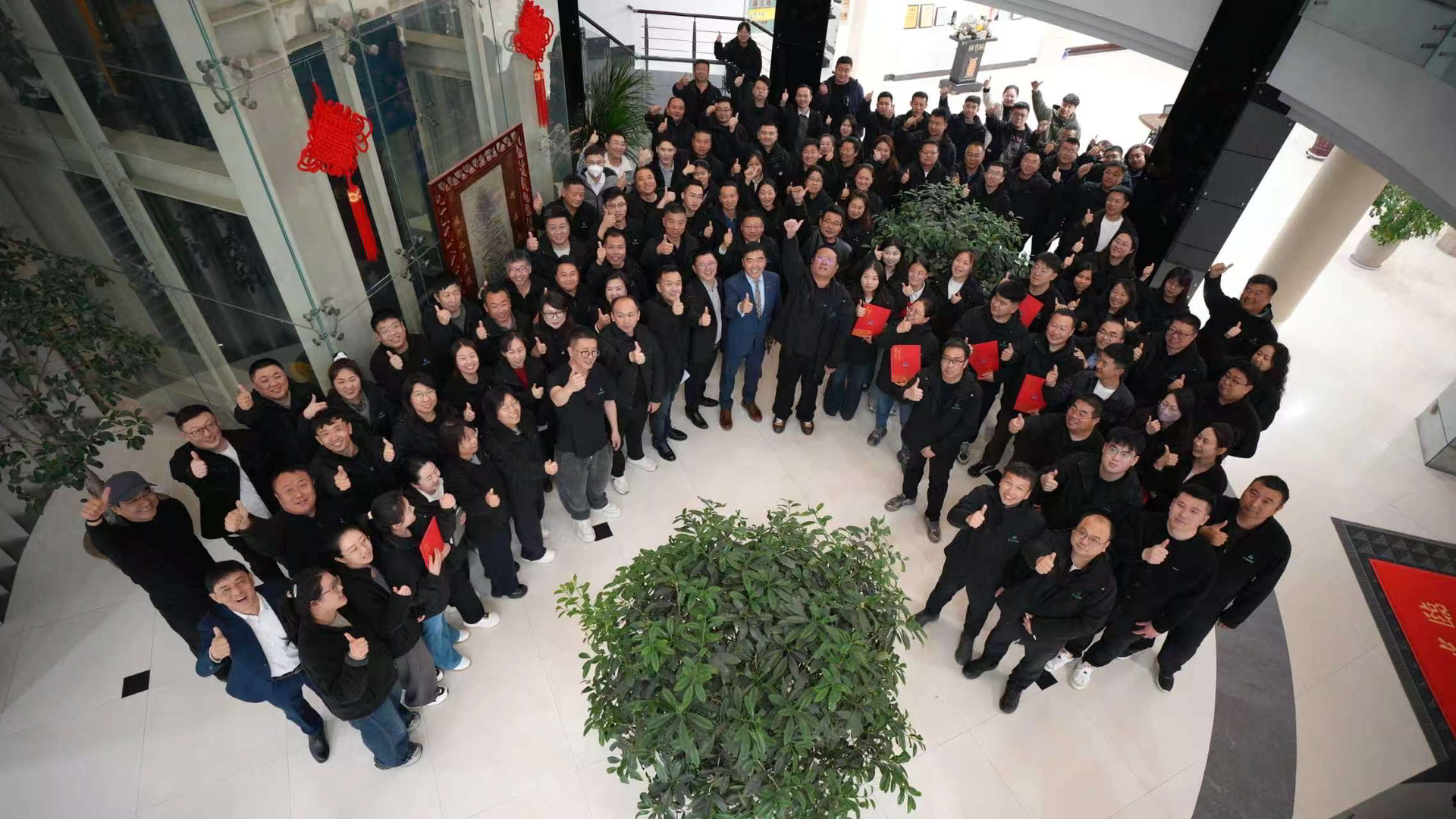 北票市宏发食品有限公司SAP和智慧农场项目总结会合照