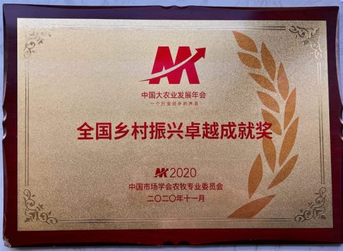 全国乡村振兴卓越成就奖